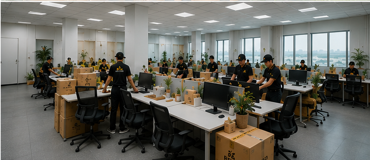 Chuyển văn phòng 200 nhân sự