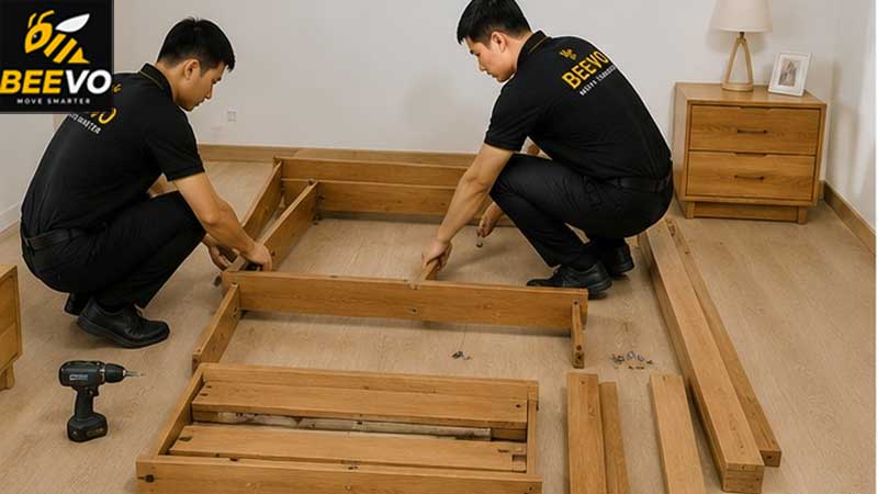 Đóng gói, tháo lắp và bốc xếp