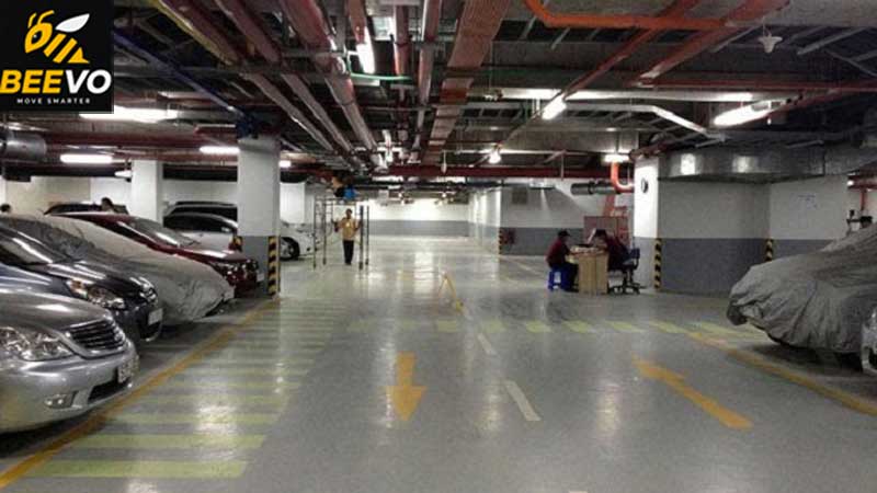 Điều phối phương tiện tại hầm xe
