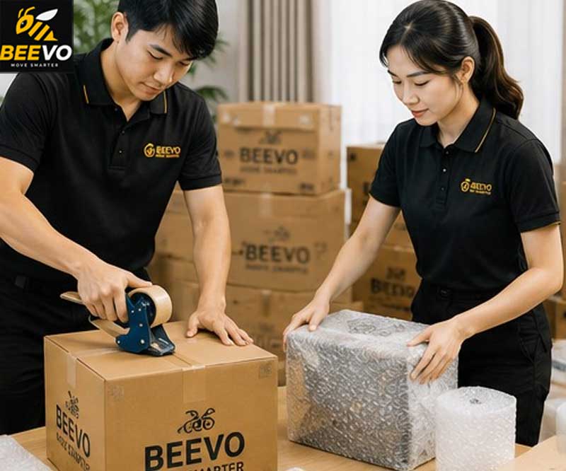 Phân loại, đóng gói và bảo vệ đồ đạc