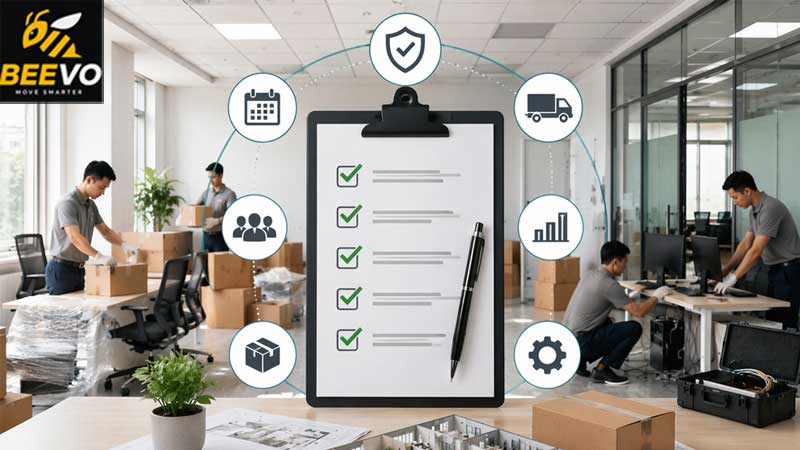 Checklist chuẩn bị trước khi dọn văn phòng trọn gói