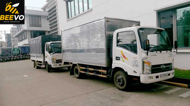 Chọn xe dựa trên cả trọng lượng và kích thước hàng