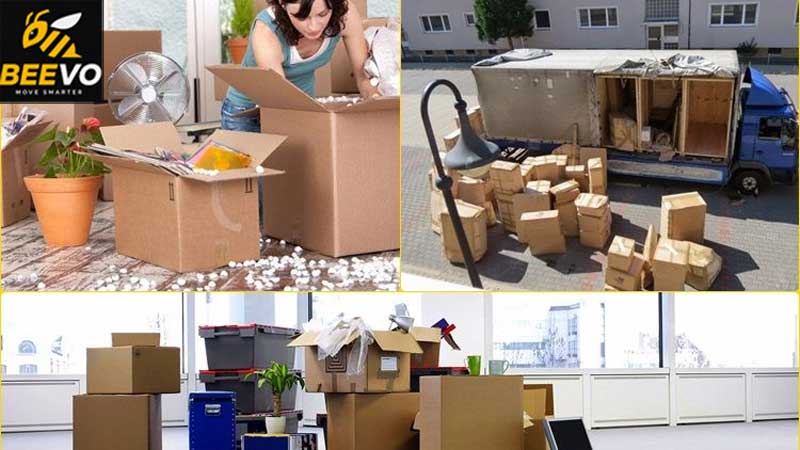 Đóng gói và phân loại hàng hóa trước khi vận chuyển